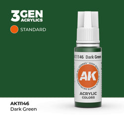 AK Interactive 3Gen Acrylics - Dark Green (18ml)