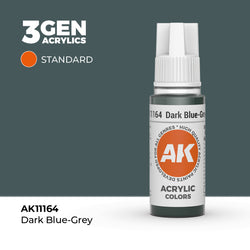 AK Interactive 3Gen Acrylics - Dark Blue-Grey (18ml)