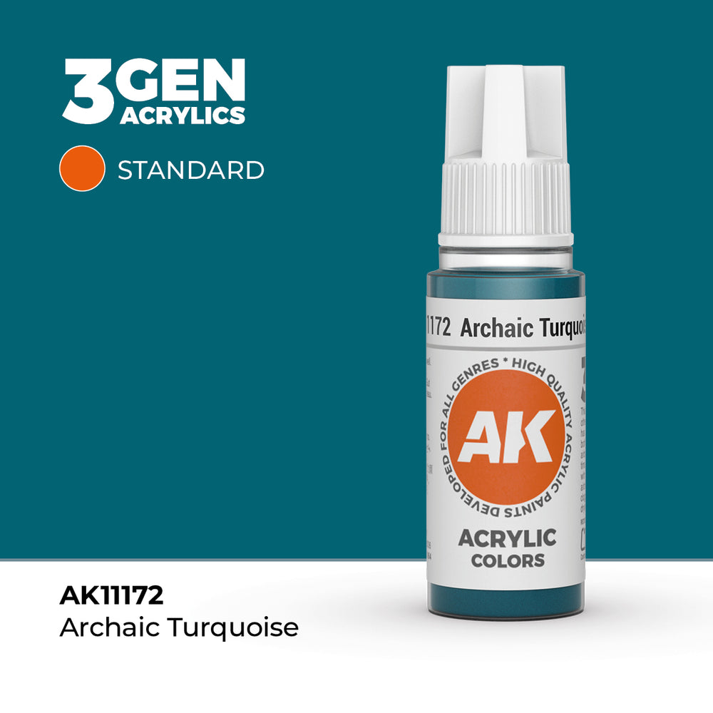 AK Interactive 3Gen Acrylics - Archaic Turquoise (18ml)