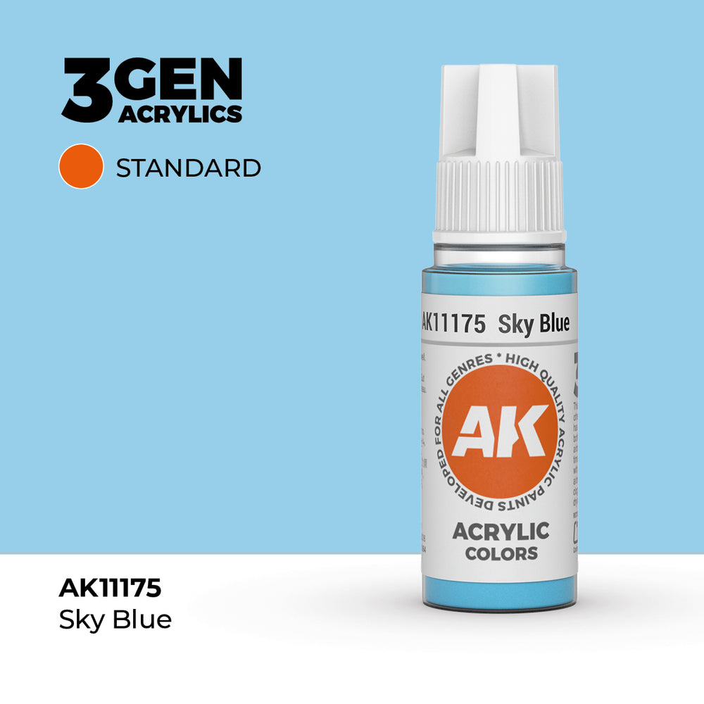 AK Interactive 3Gen Acrylics - Sky Blue (18ml)