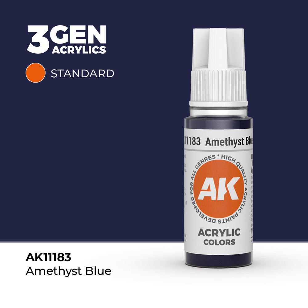 AK Interactive 3Gen Acrylics - Amethyst Blue (18ml)