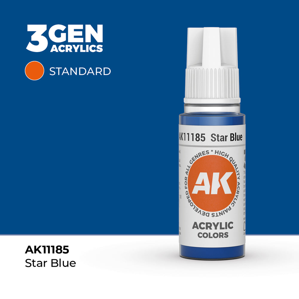 AK Interactive 3Gen Acrylics - Star Blue (18ml)