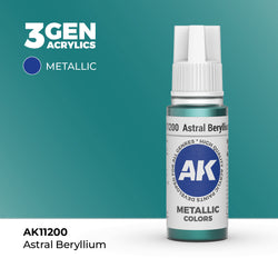 AK Interactive 3Gen Acrylics - Astral Beryllium (18ml)