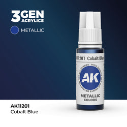 AK Interactive 3Gen Acrylics - Cobalt Blue (18ml)