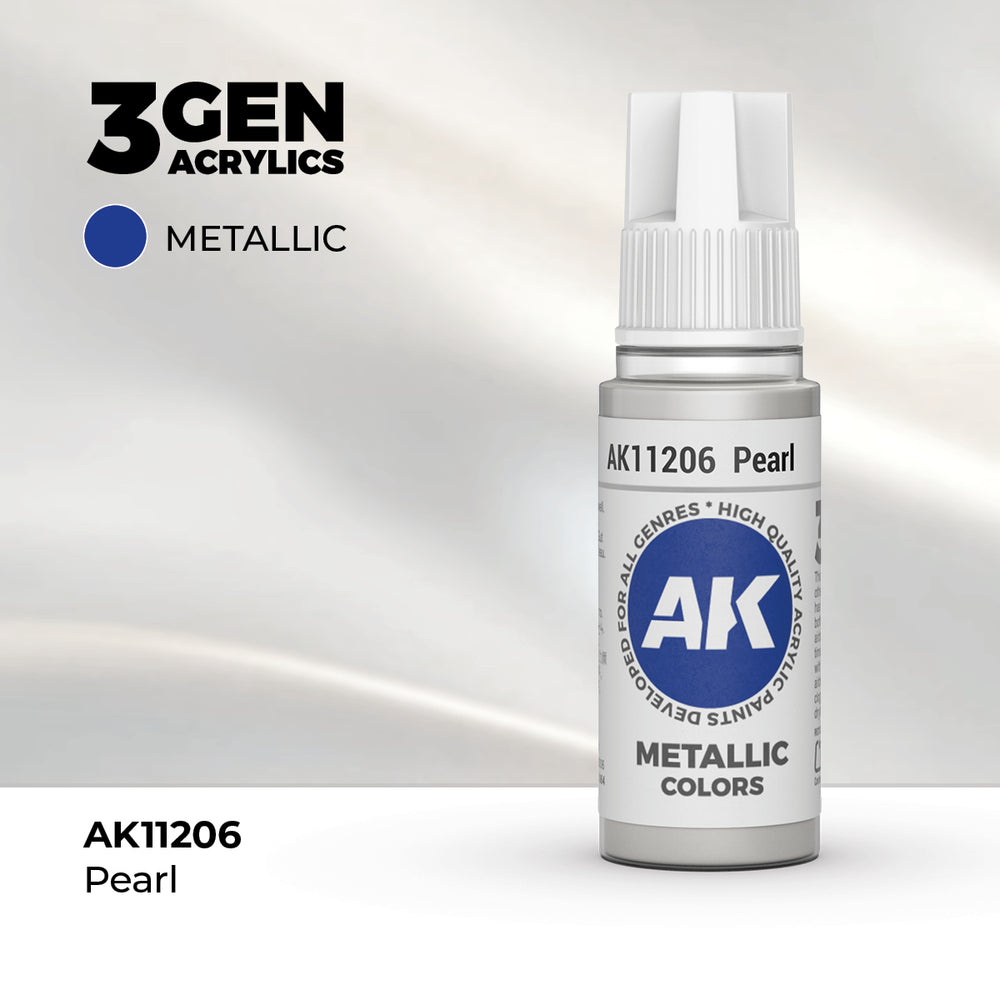 AK Interactive 3Gen Acrylics - Pearl (18ml)