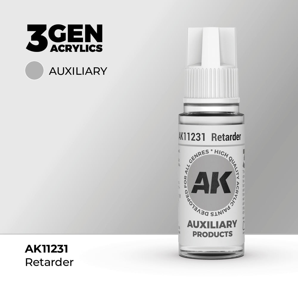 AK Interactive 3Gen Acrylics - Retarder - Auxiliary (18ml)