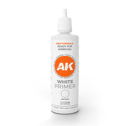 AK Interactive Primers - White Primer (100ml)