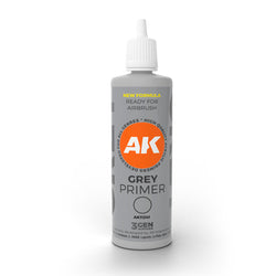 AK Interactive Primers - Grey Primer (100ml)