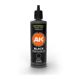 AK Interactive Primers - Black Primer (100ml)