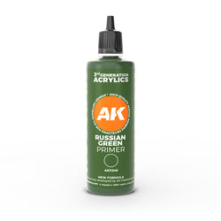 AK Interactive Primers - Russian Green Surface Primer (100ml)