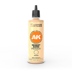 AK Interactive Primers - Desert Sand Surface Primer (100ml)