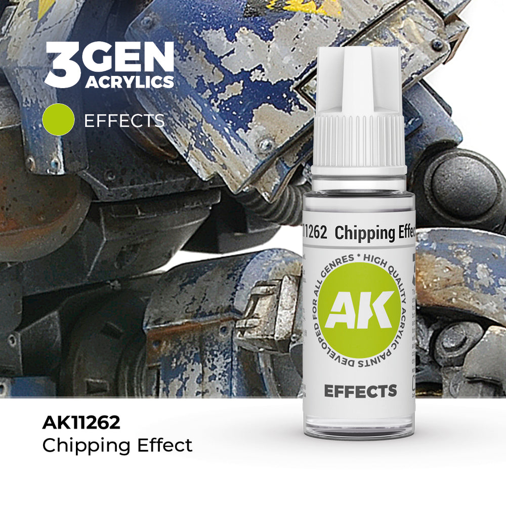 AK Interactive 3Gen Acrylics - Chipping Effect (18ml)