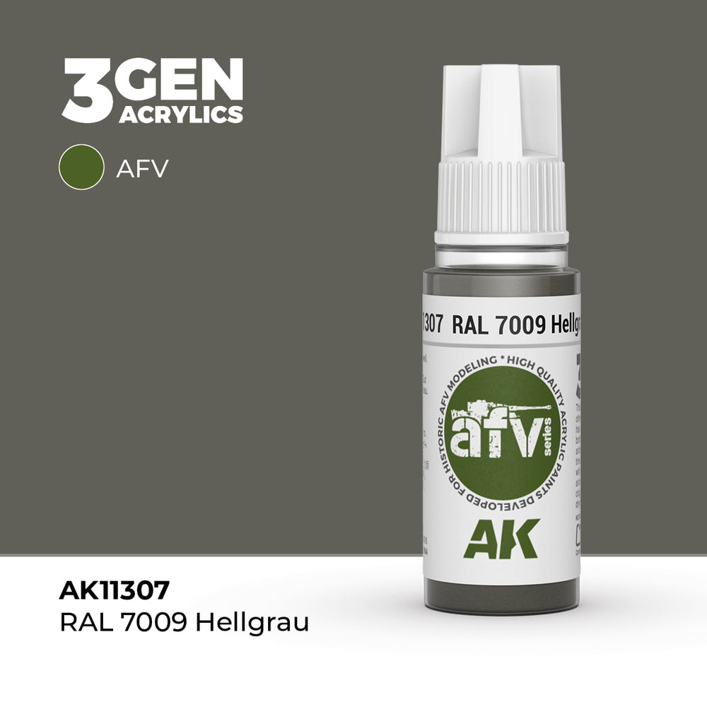 AK Interactive 3Gen Acrylics - RAL 7009 Hellgrau - AFV (18ml)