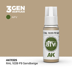 AK Interactive 3Gen Acrylics - RAL 1039 F9 Sandbeige - AFV (18ml)