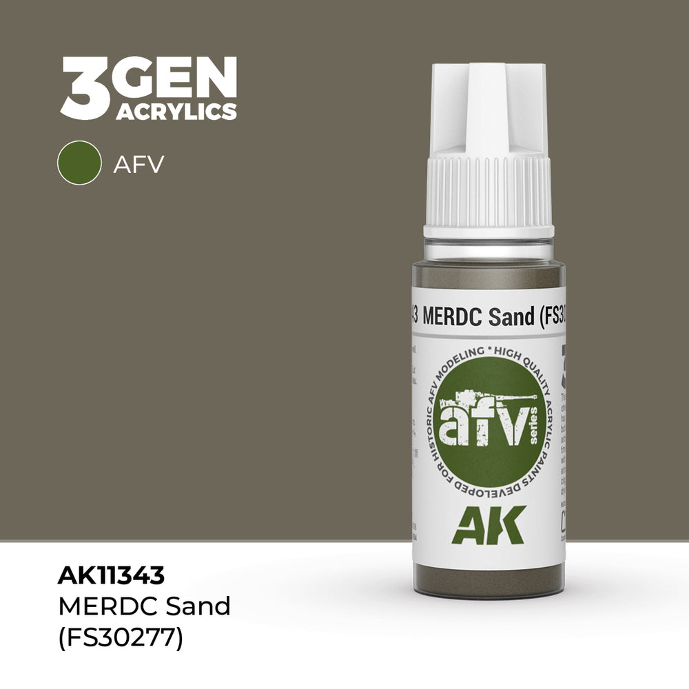 AK Interactive 3Gen Acrylics - Merdc Sand (FS 30277) - AFV (18ml)