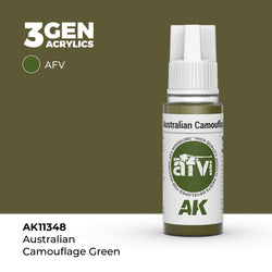AK Interactive 3Gen Acrylics - Australian Camouflage Green - AFV (18ml)