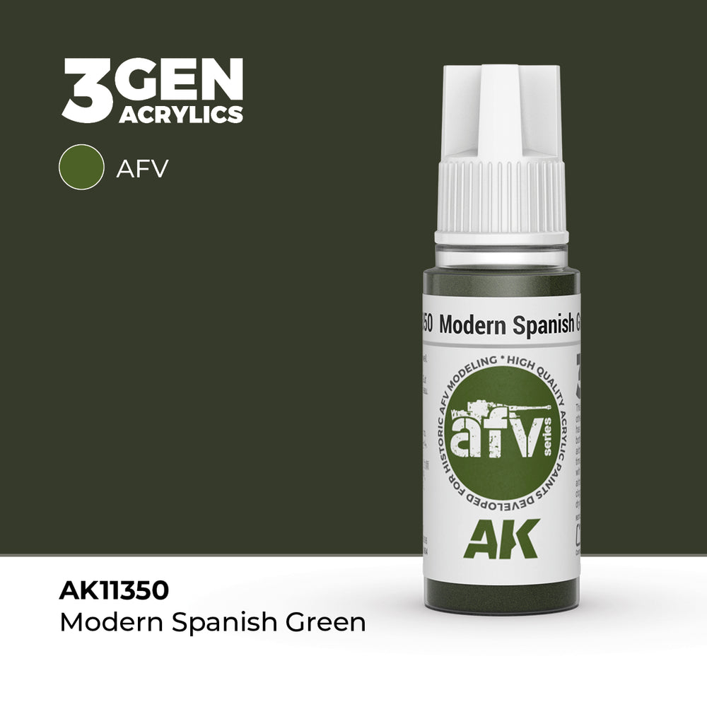 AK Interactive 3Gen Acrylics - Modern Spanish Green - AFV (18ml)