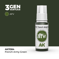 AK Interactive 3Gen Acrylics - French Army Green - AFV (18ml)