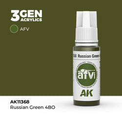 AK Interactive 3Gen Acrylics - Russian Green 4BO - AFV (18ml)