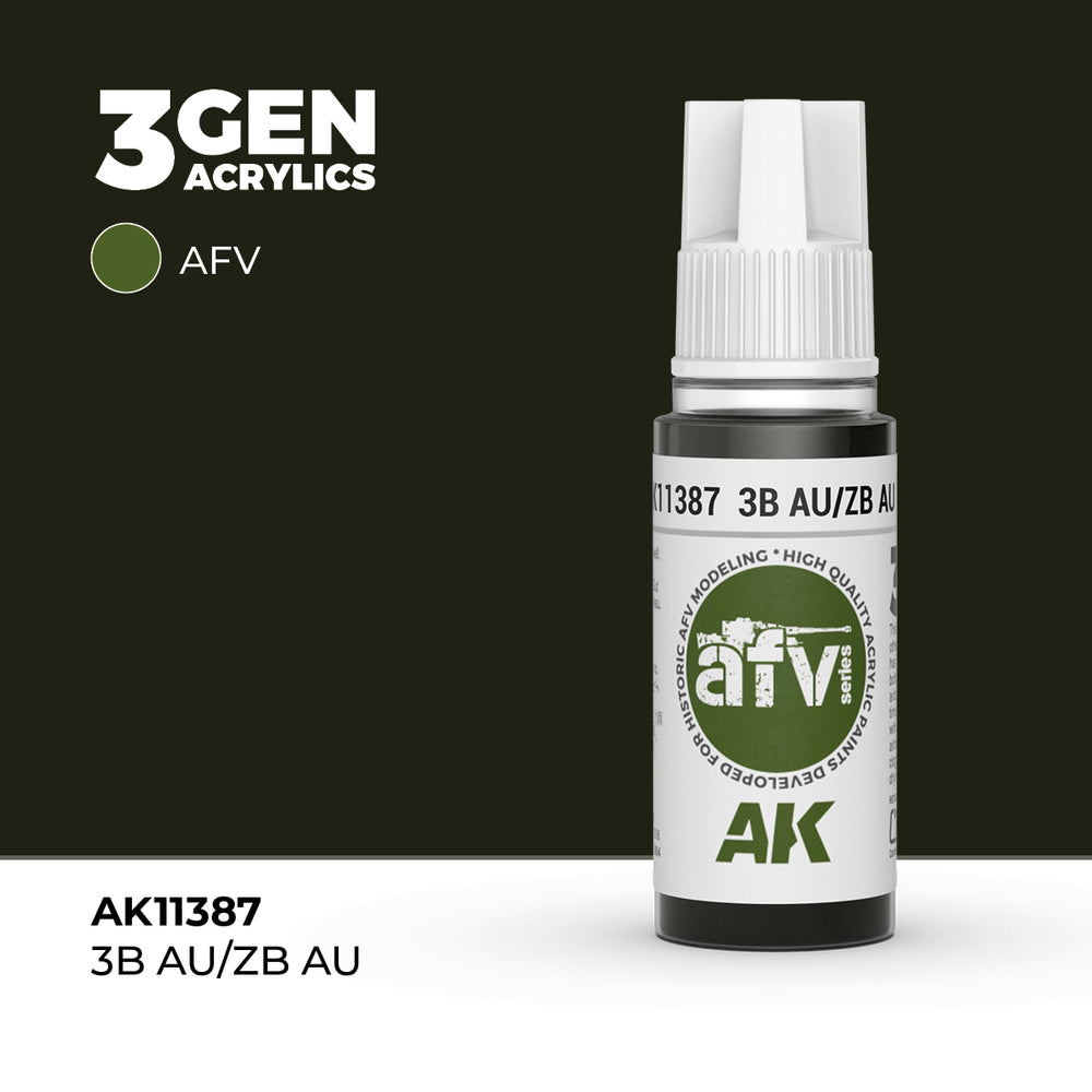 AK Interactive 3Gen Acrylics - 3B Au/Zb AU - AFV (18ml)
