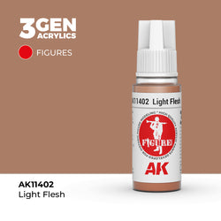 AK Interactive 3Gen Acrylics - Light Flesh - Figures (18ml)