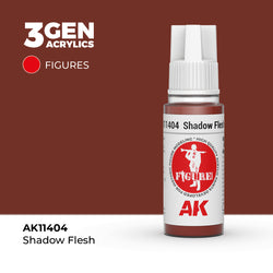 AK Interactive 3Gen Acrylics - Shadow Flesh - Figures (18ml)