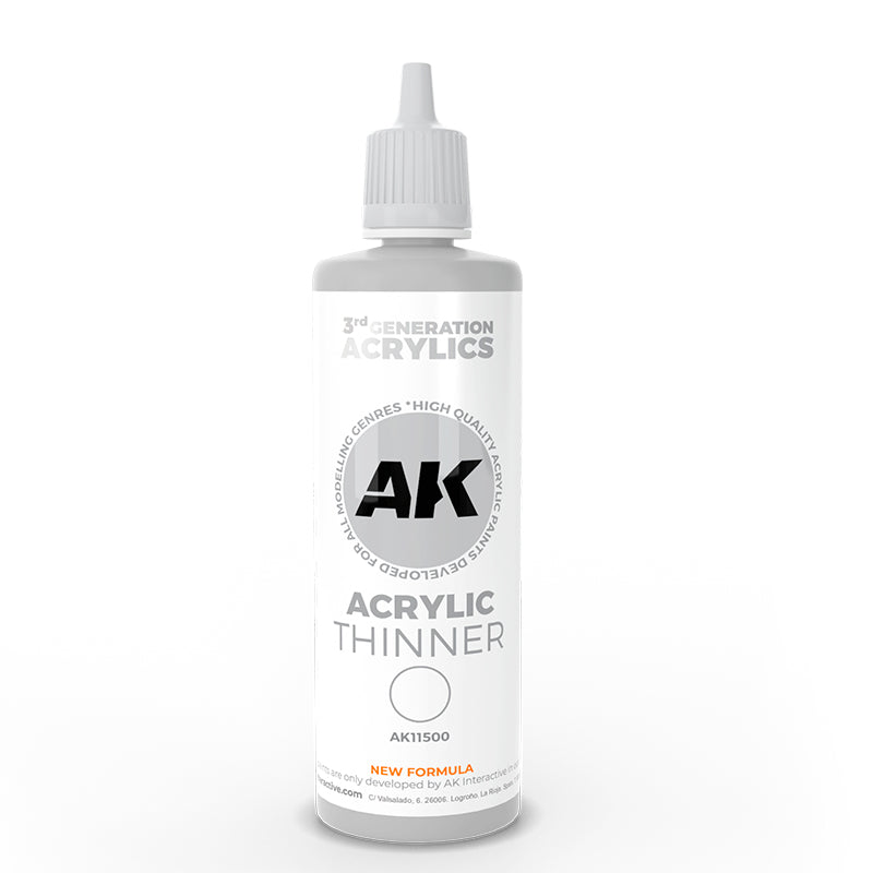 AK Interactive Auxiliaries - Thinner (100ml)