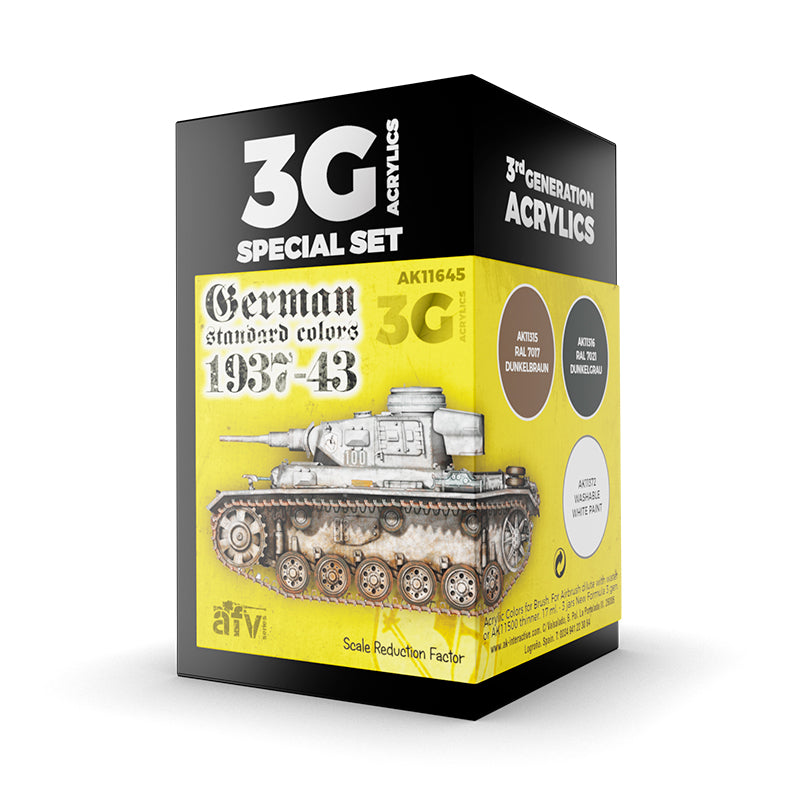 AK Interactive 3Gen Acrylics - German Standard Colors 37-43