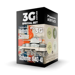 AK Interactive 3Gen Acrylics - British Caunter Scheme 1940-41