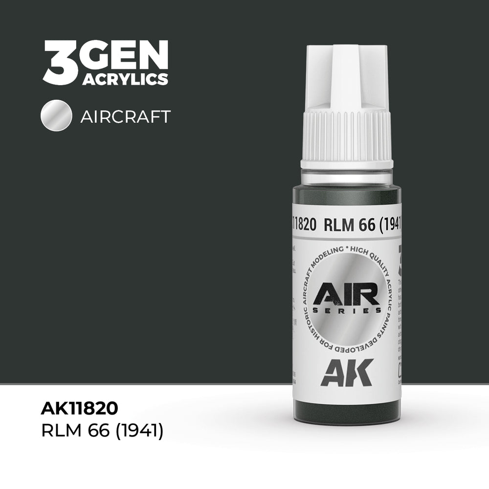 AK Interactive 3Gen Acrylics - RLM 66 (1941) - Air (18ml)