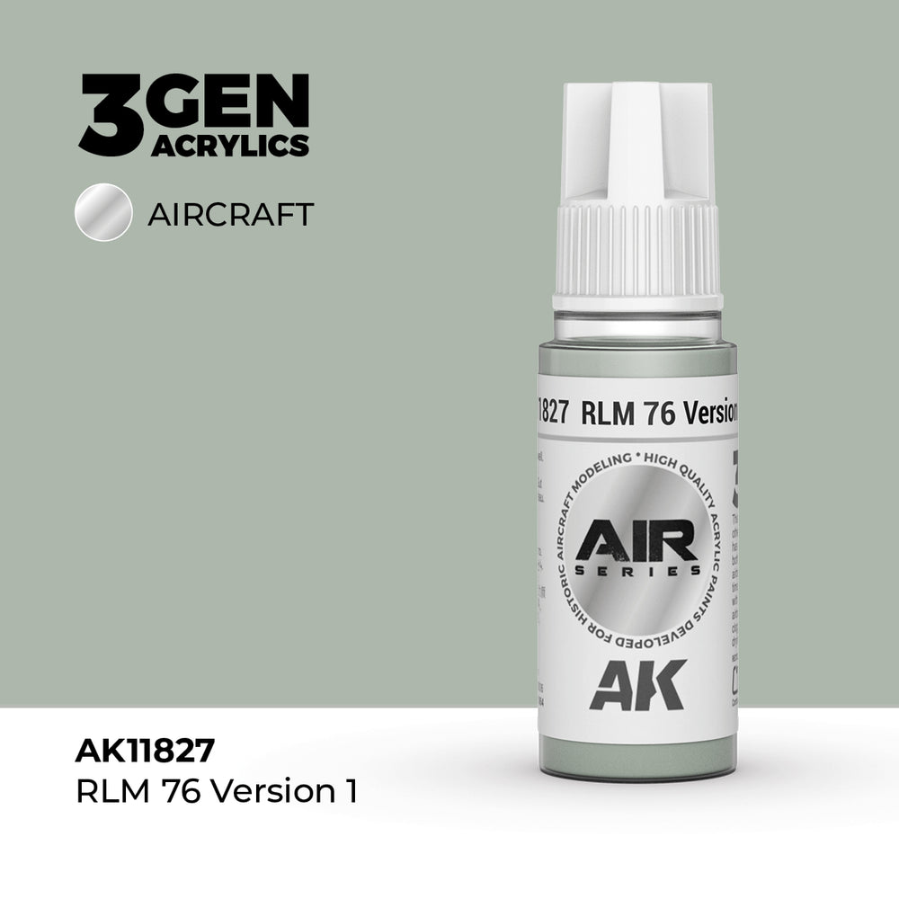 AK Interactive 3Gen Acrylics - RLM 76 Version 1 - Air (18ml)