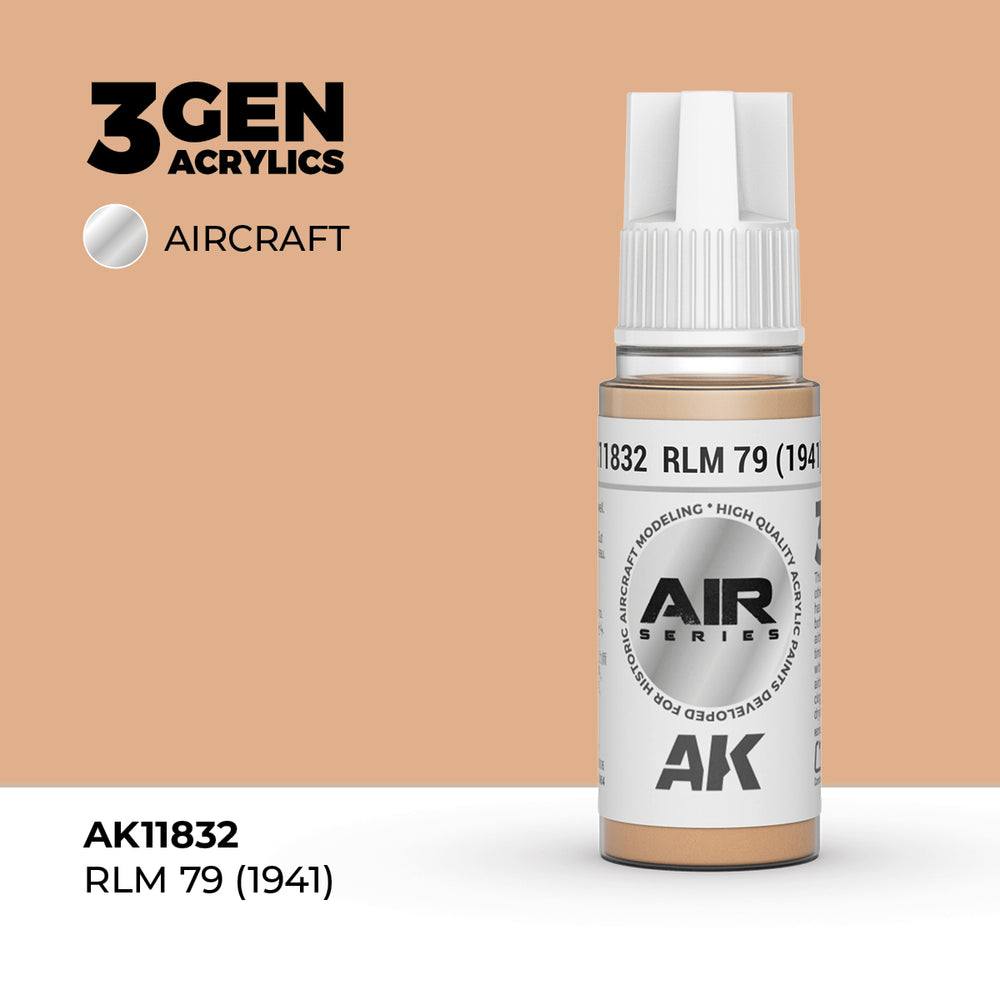 AK Interactive 3Gen Acrylics - RLM 79 (1941) - Air (18ml)