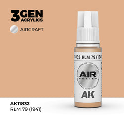 AK Interactive 3Gen Acrylics - RLM 79 (1941) - Air (18ml)