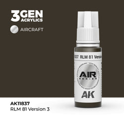 AK Interactive 3Gen Acrylics - RLM 81 Version 3 - Air (18ml)