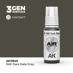 AK Interactive 3Gen Acrylics - RAF Dark Slate Grey - Air (18ml)