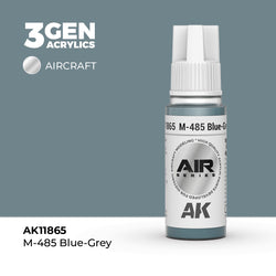 AK Interactive 3Gen Acrylics - M-485 Blue-Grey - Air (18ml)
