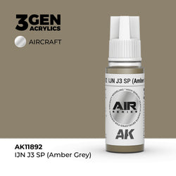AK Interactive 3Gen Acrylics - IJN J3 SP (Amber Grey) - Air (18ml)