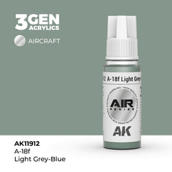 AK Interactive 3Gen Acrylics - A-18f Light Grey-Blue - Air (18ml)