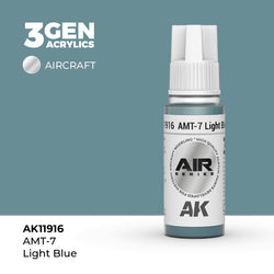 AK Interactive 3Gen Acrylics - AMT-7 Light Blue - Air (18ml)