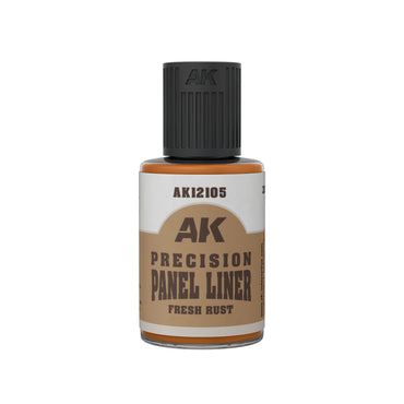 AK Interactive Weathering Enamels - Fresh Rust Precision Panel Liner (30ml)
