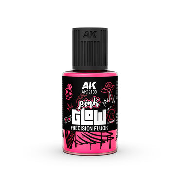 AK Interactive Glow Fluor - Pink Glow Precision Fluor (30ml)