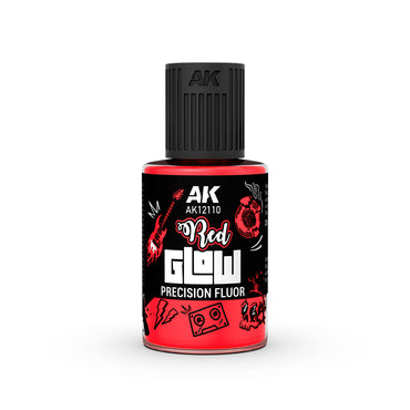 AK Interactive Glow Fluor - Red Glow Precision Fluor (30ml)