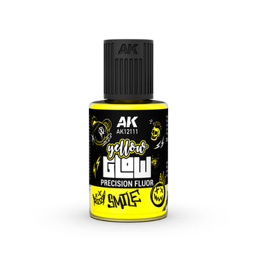 AK Interactive Glow Fluor - Yellow Glow Precision Fluor (30ml)