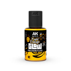 AK Interactive Glow Fluor - Light Orange Glow Precision Fluor (30ml)