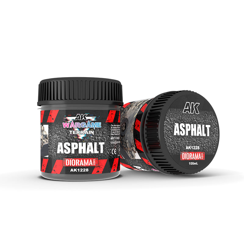 AK Interactive Wargame Terrains - Asphalt (100ml)