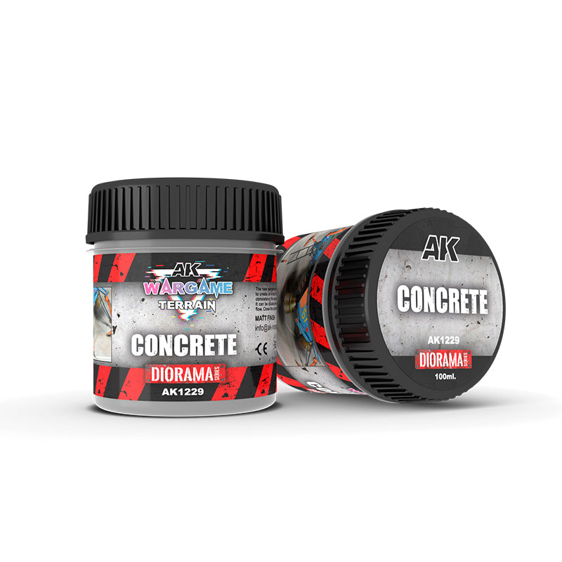 AK Interactive Wargame Terrains - Concrete (100ml)