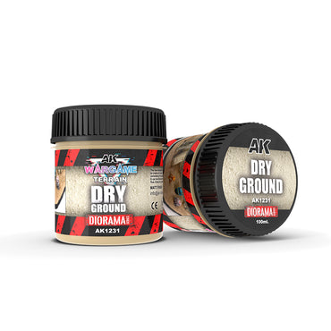AK Interactive Wargame Terrains - Dry Ground (100ml)