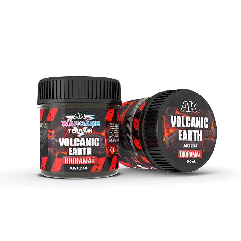 AK Interactive Wargame Terrains - Volcanic Earth (100ml)