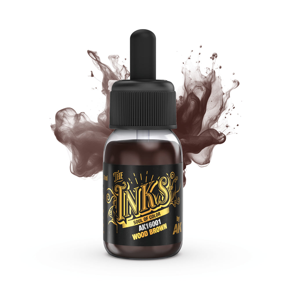 AK Interactive Inks - Wood Brown (30ml)