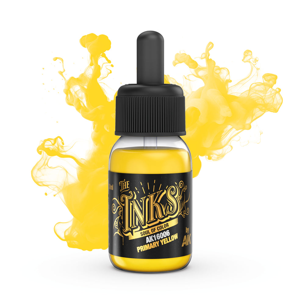AK Interactive Inks - Primary Yellow (30ml)
